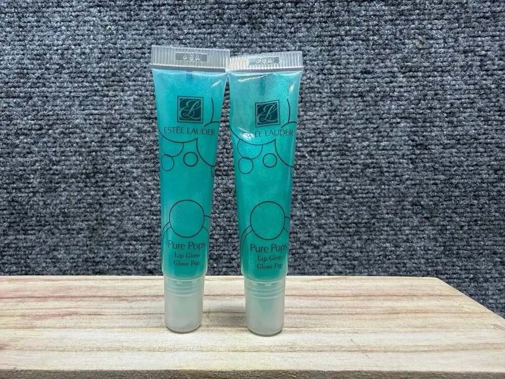 Estee Lauder Pure Pops LipGloss 1006 Peppermint Set of 2 7ml